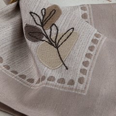 GUARDANAPO 160 RUSTIC COM BORDADO 40 cm x 40 cm