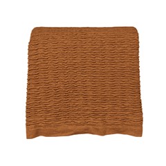 MANTA TRICOT MARESIAS TERRACOTA 0,90 m x 1,80 m.