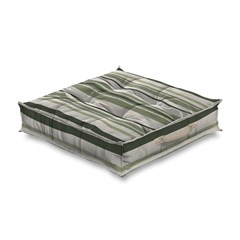 FUTON 024 LISTRAS VERDES 50 cm x 50 cm