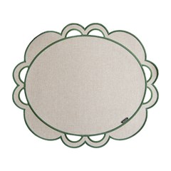 LUGAR AMERICANO NATALINO EXUBERANCIA 006 COM BORDADO 44,5 cm x 38,5 cm
