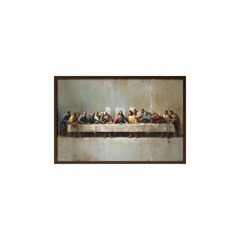 QUADRO RELIGIOSO 010 SANTA CEIA S/V 60 cm x 90 cm