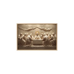 QUADRO RELIGIOSO 012 SANTA CEIA MARMORE S/V 60 cm x 90 cm