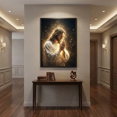 QUADRO RELIGIOSO 013 JESUS EM ORACAO S/V 60 cm x 90 cm