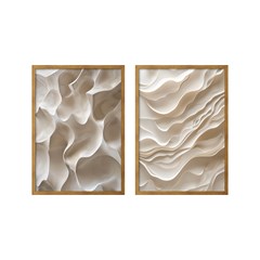 QUADRO ORGANICO 018 AREIA DUPLA S/V 50 cm x 70 cm