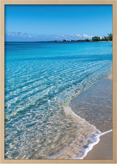 QUADRO LUGARES 030 PEGADAS MAR DUPLA S/V 50 cm x 70 cm