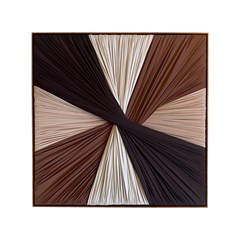 QUADRO TENSIONADO PRYSMA ABST TERRA 030 C/ MOLDURA 90 cm x 90 cm