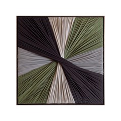QUADRO TENSIONADO PRYSMA ABST MUSGO 032 C/ MOLDURA 90 cm x 90 cm