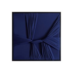QUADRO TENSIONADO DESCONEXO ABST MARINHO 037 C/ MOLDURA 60 cm x 60 cm
