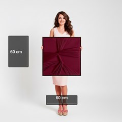QUADRO TENSIONADO DESCONEXO ABST MALBEC 039 C/ MOLDURA 60 cm x 60 cm
