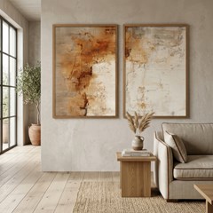 QUADRO ABSTRATO 041 TEXTURA DUPLA S/V 60 cm x 90 cm