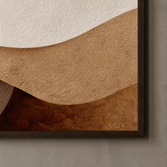 QUADRO ABSTRATO 044 TABACO TRIO S/V 60 cm x 90 cm