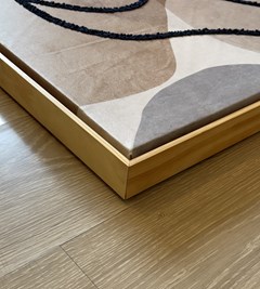 QUADRO BOHO 012 COM BORDADO 60 cm x 90 cm