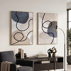 QUADRO BOHO 013 COM BORDADO 60 cm x 90 cm