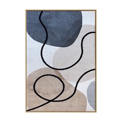QUADRO BOHO 013 COM BORDADO 60 cm x 90 cm