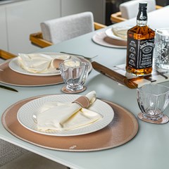 JOGO DE MESA POSTA OVRA CARAMELO 203 44 cm x 38 cm