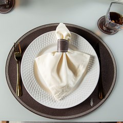 JOGO DE MESA POSTA OVRA CAFE 204 44 cm x 38 cm