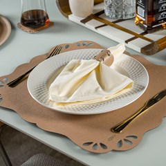 JOGO DE MESA POSTA EVORA CARAMELO 205 44 cm x 38 cm