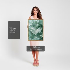 QUADRO FOLHAS 014 BOTANICO TRIO S/V 50 cm x 70 cm