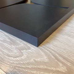 QUADRO 3D PEDRAS I 015 PRETO S/V 60 cm x 90 cm