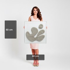 QUADRO 3D 017 COM ACRILICO 60 cm x 60 cm