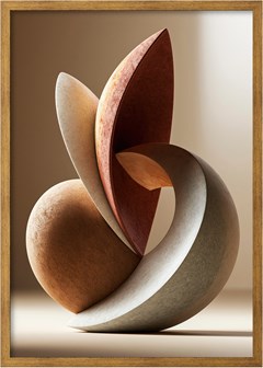 QUADRO 3D 050 OBJETO GEO TRIO S/V 50 cm x 70 cm