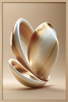 QUADRO 3D 051 CONCHAS DUPLA S/V 60 cm x 90 cm