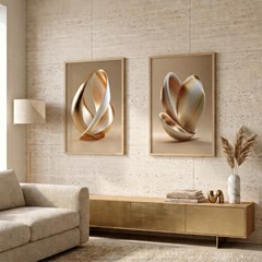 QUADRO 3D 051 CONCHAS DUPLA S/V 60 cm x 90 cm
