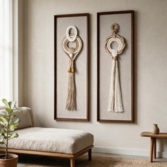 QUADRO ARTESANAL 015 EQUESTRE LISO S/V 40 cm x 100 cm