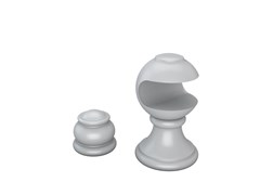 SUPORTE ECO EUROPA BRANCO 28 mm