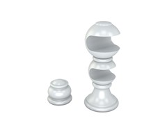 SUPORTE ECO EUROPA BRANCO 28 x 19 mm