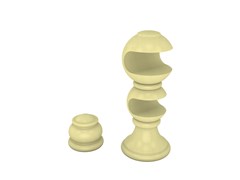 SUPORTE ECO EUROPA BEGE 28 x 19 mm