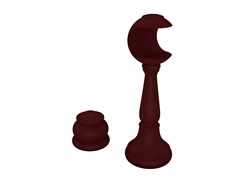 SUPORTE ECO EUROPA MOGNO 11 cm ALONGADO 28 mm