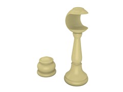 SUPORTE ECO EUROPA BEGE 11 cm ALONGADO 28 mm