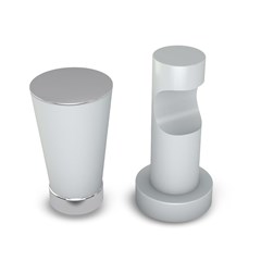 SUPORTE JADE BRANCO 28 mm