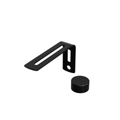 SUPORTE WAVE PRETO 28 mm