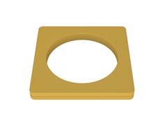 ILHOS MARFIM QUADRADO 32 mm