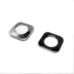 ILHOS ECO METAL CROMADO METALIZADO QUADRADO MONO 19 mm